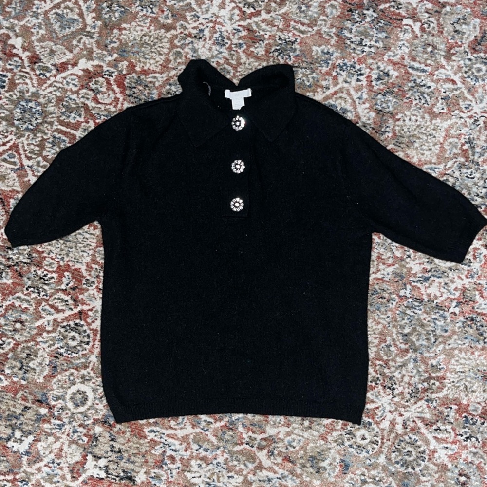 Black cardigan